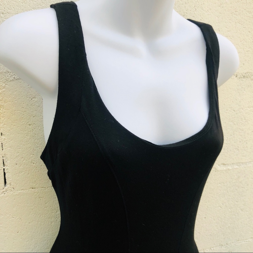 SEXY LOW BACK Black Bebe dress size small - Picture 2 of 4
